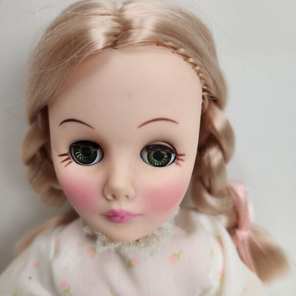 Effanbee MARY HAD A LITTLE LAMB Doll 11" 1983 w/ Lamb Cut-Out Hard Plastic Doll - Picture 11 of 13